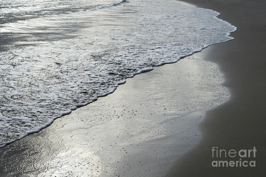 Silver-gray Water And Sand 2 Photograph