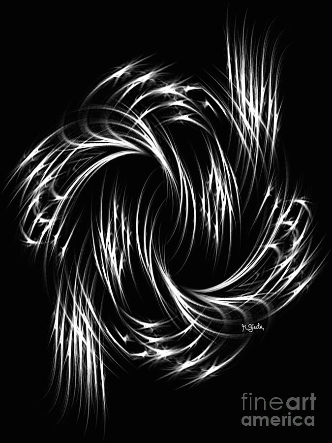 Silver knot Digital Art by Giada Rossi