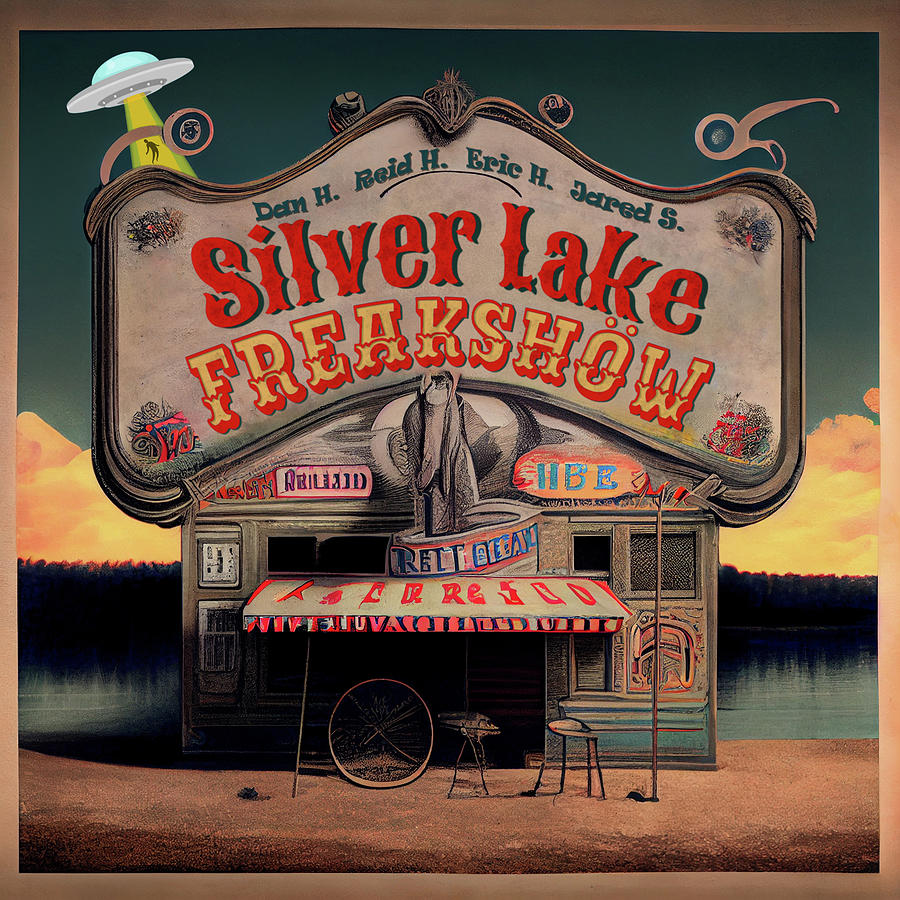 Silver Lake Freakshow -UFO version Photograph by Peter Herman Silver Lake Freakshow -UFO version Photograph by Peter Herman