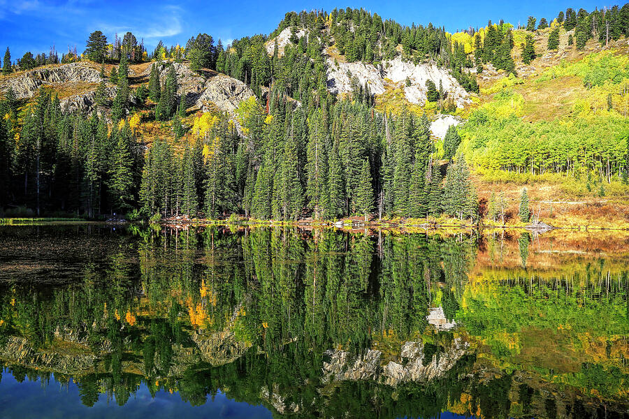 Mountain Photograph - Silver Lake Reflections by Donna Kennedy