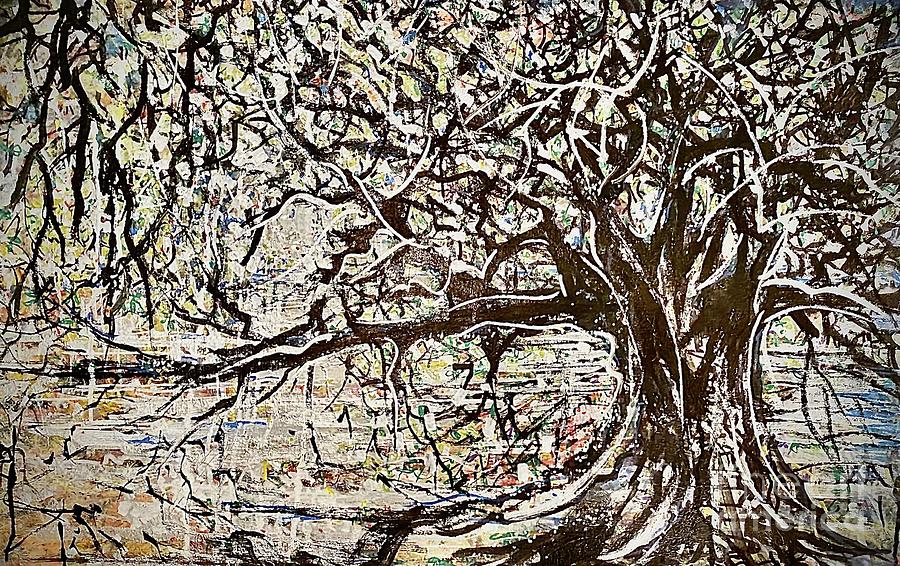 Silver Oak Painting by Francelle Theriot