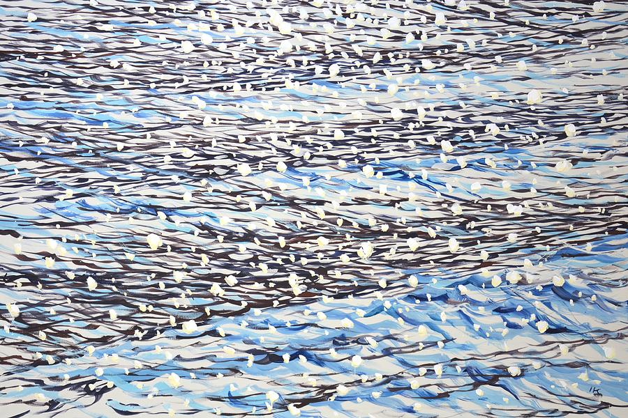 Silver of the sea 3. Painting by Iryna Kastsova