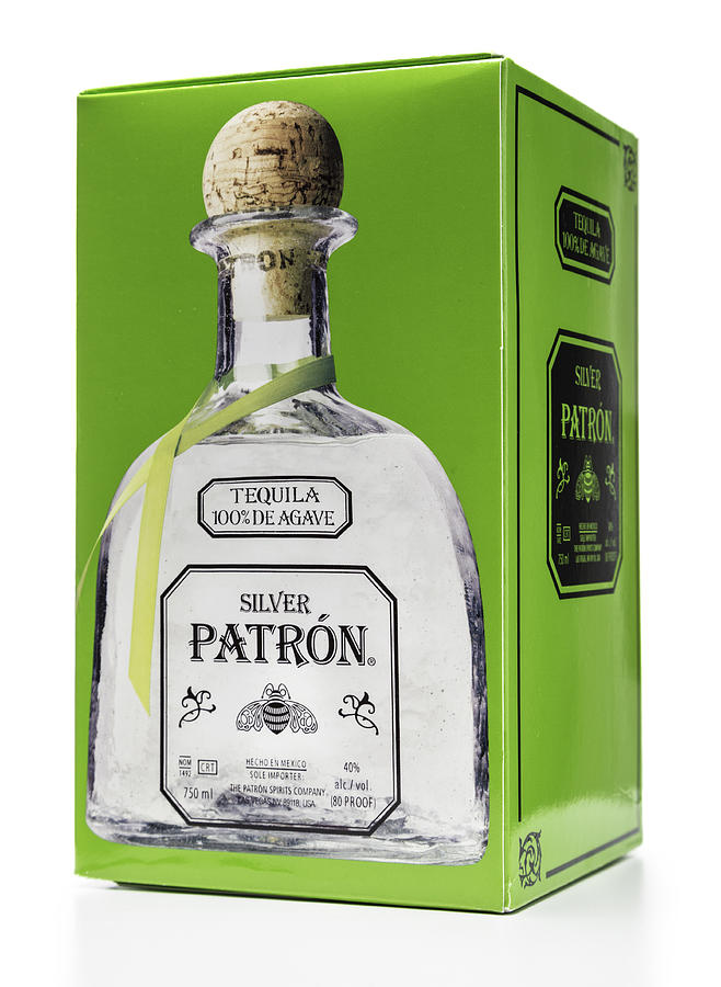 Silver Patron Tequila box Photograph by Jfmdesign
