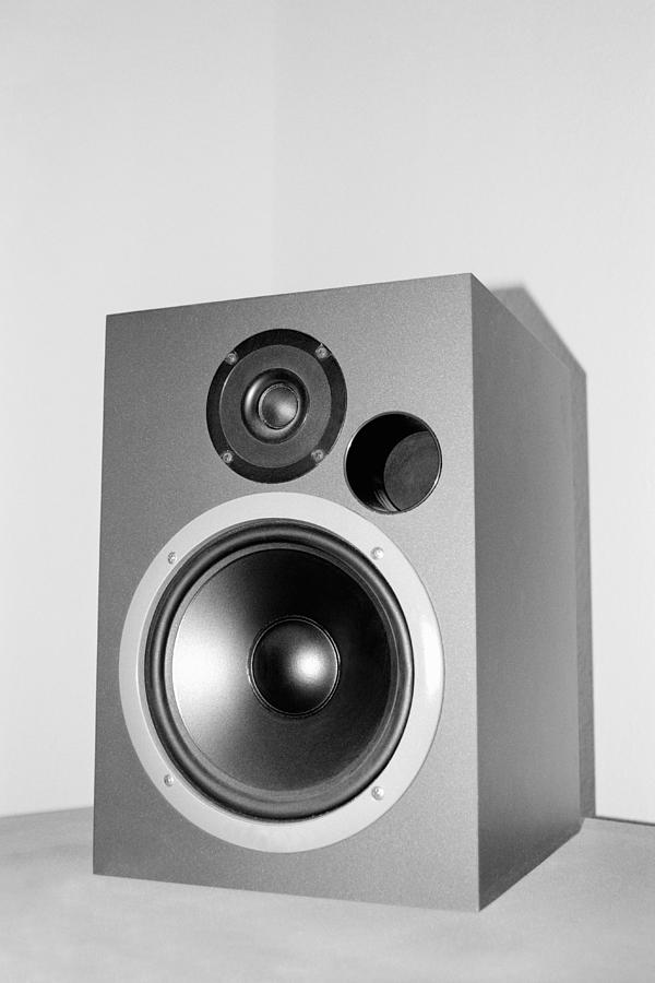 Silver speaker Photograph by Martin Diebel