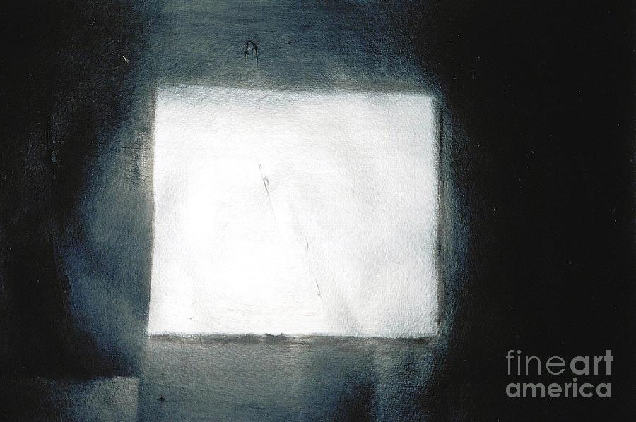 Silver Square and Shadows Painting by Fereshteh Stoecklein