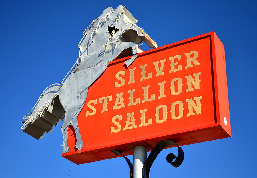 Silver Stallion Saloon Neon Photograph by Joe Dickens - Fine Art America