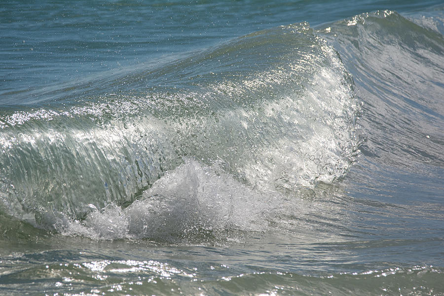 Silver Surf Photograph by Linda Bonaccorsi