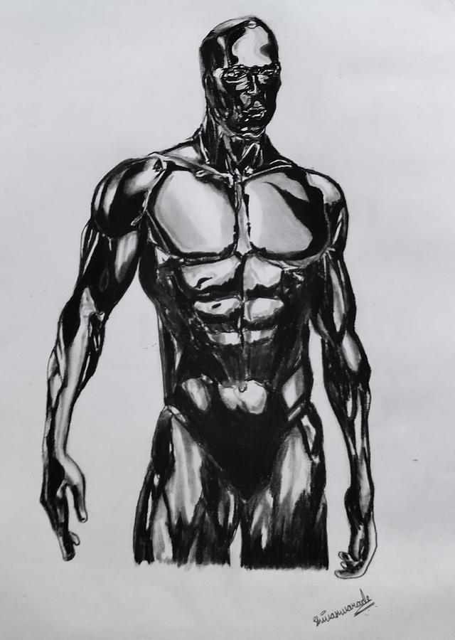 Silver Surfer Drawing art prints and posters by carlos betancourt   ARTFLAKESCOM