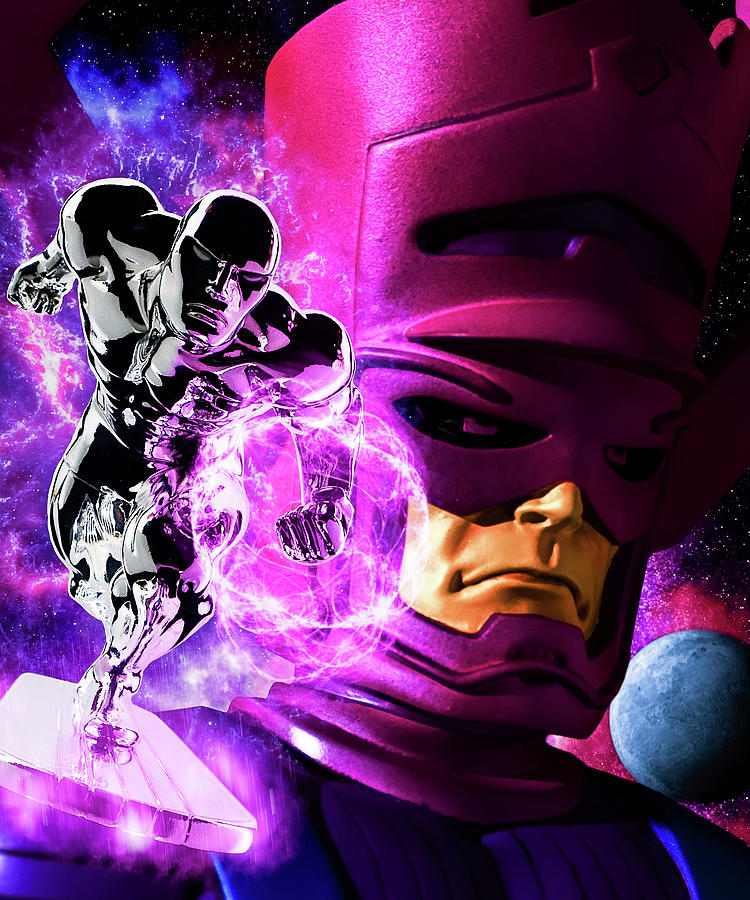 Silver Surfer - The Herald of Galactus Digital Art by Blindzider Photography