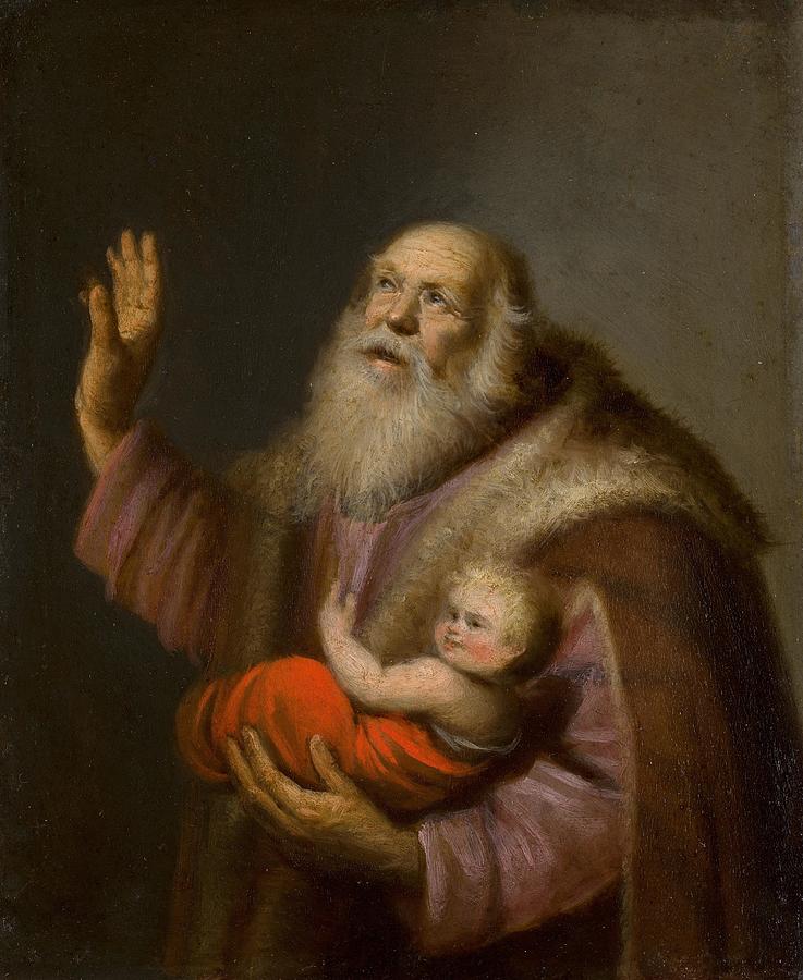 Simeon and the Christ Child Painting by Anonymous | Fine Art America