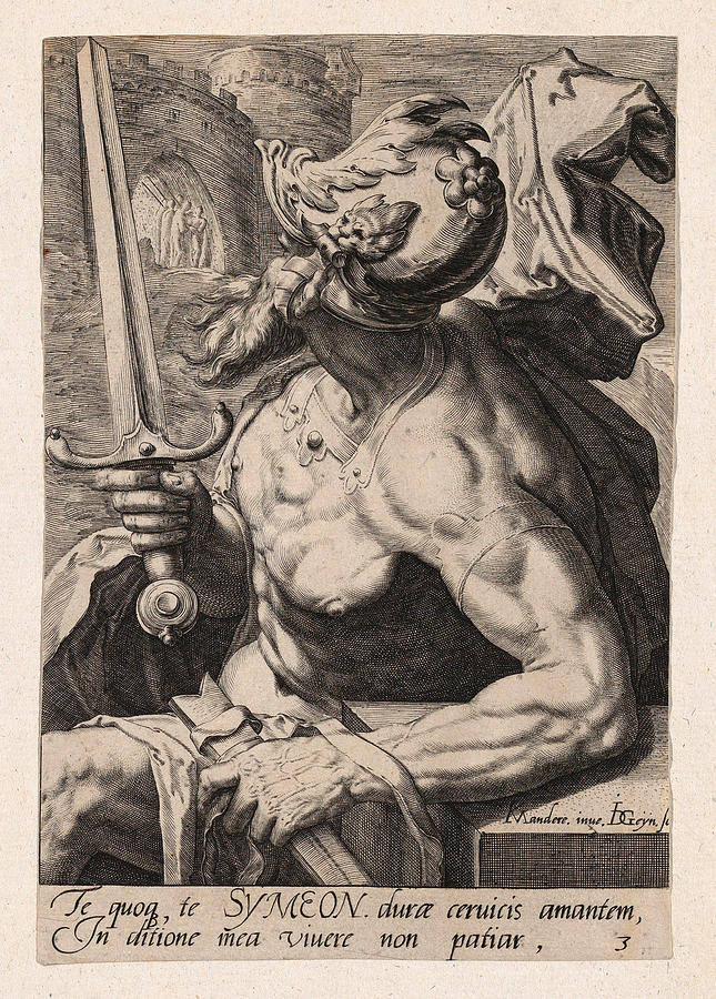 Simeon Drawing by Jacques de Gheyn II
