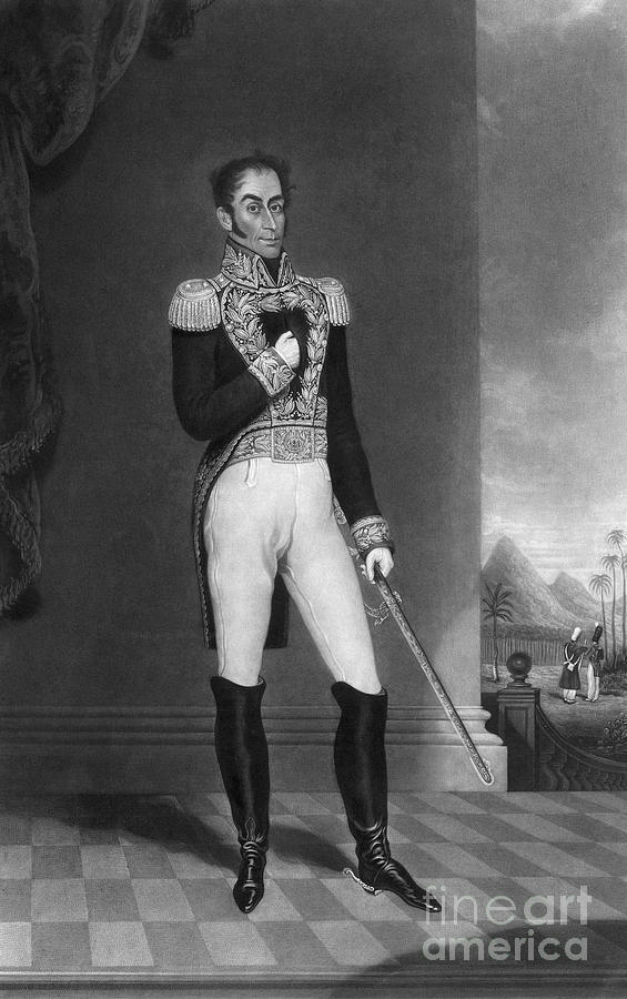 Simon Bolivar Drawing by Charles Turner