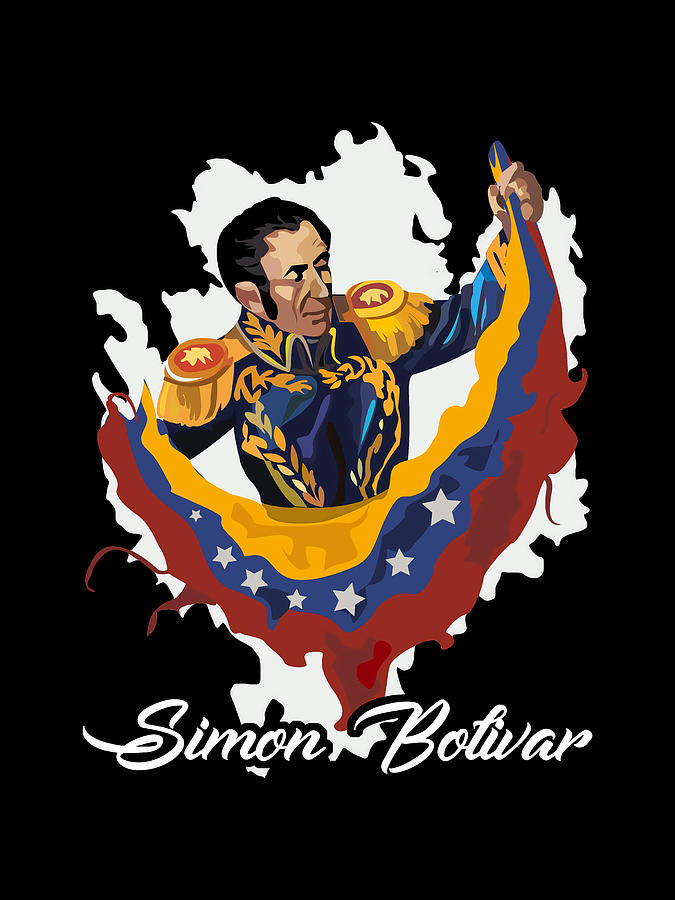 Simon Bolivar Gran Colombia Digital Art by Lelan Kristie - Fine Art America