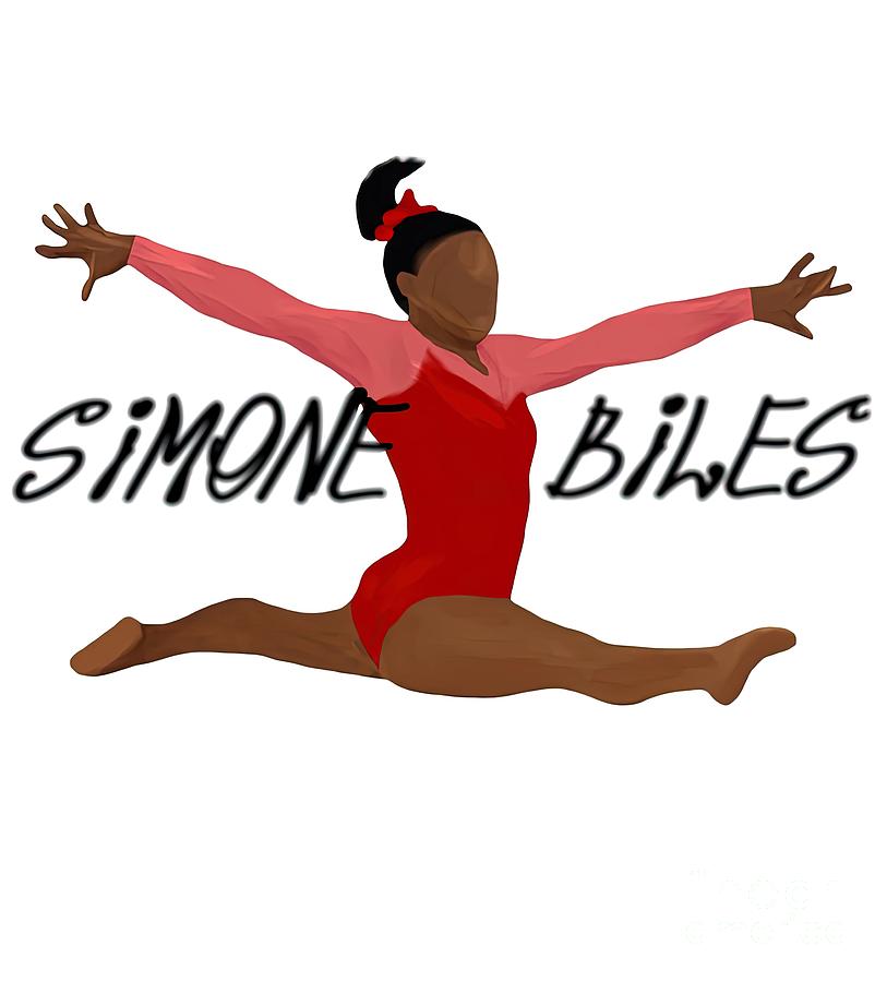 Simone Biles Gymnastics Art Painting by Walsh Anderson - Fine Art America