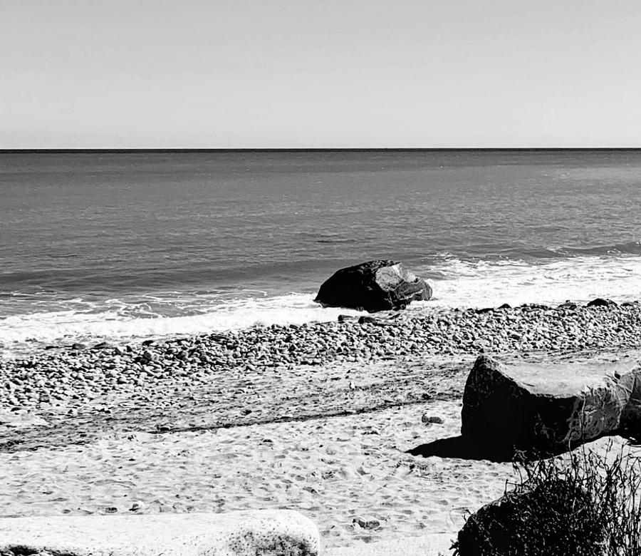 Simple Squibnocket Beach Scene Photograph by Kathy Barney