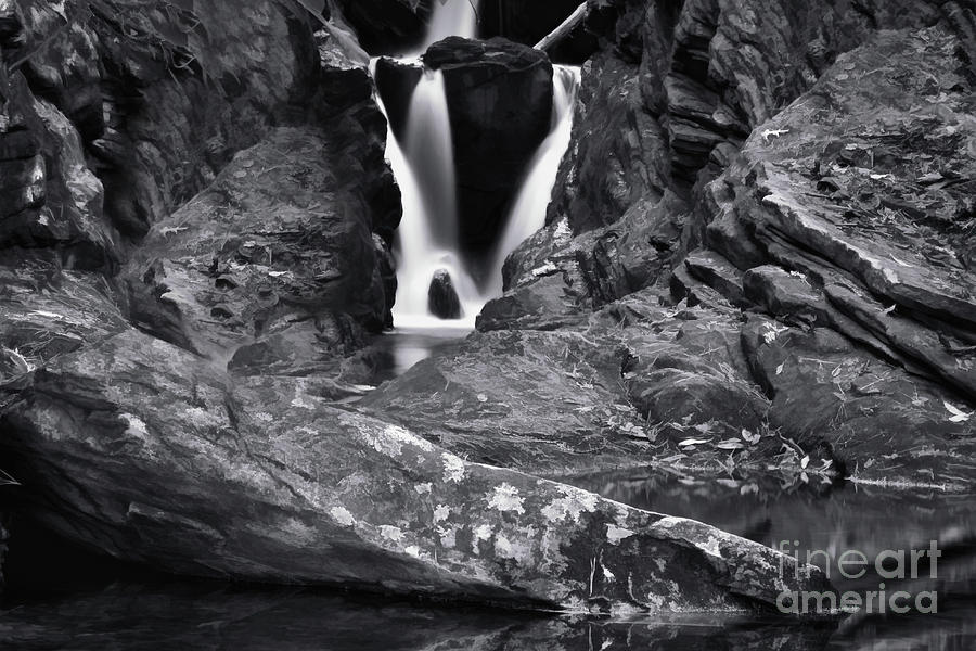 Simple Duggers Creek Falls Photograph by Amy Dundon