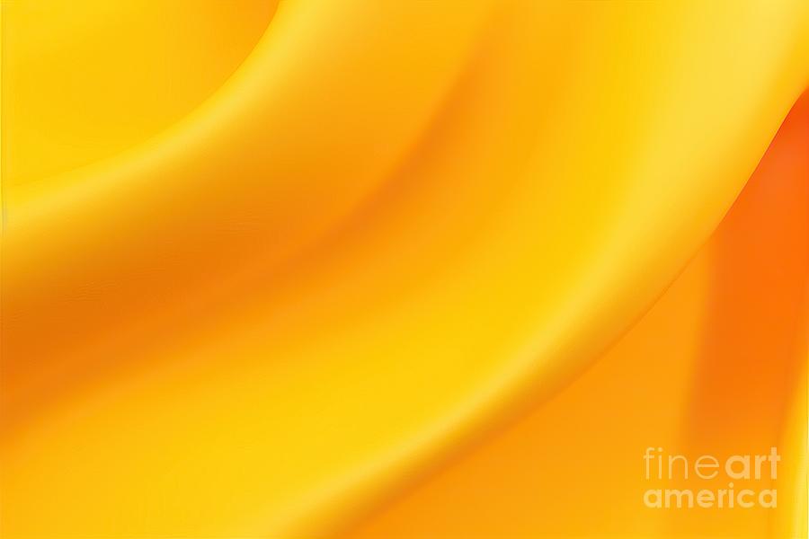 Abstract Painting - Simple gradient yellow abstract background by N Akkash