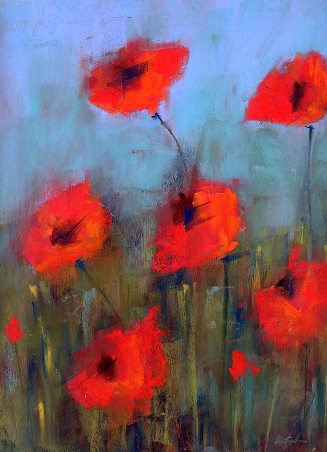 Simple Poppy Sketch Painting by Alexis Bonavitacola - Fine Art America