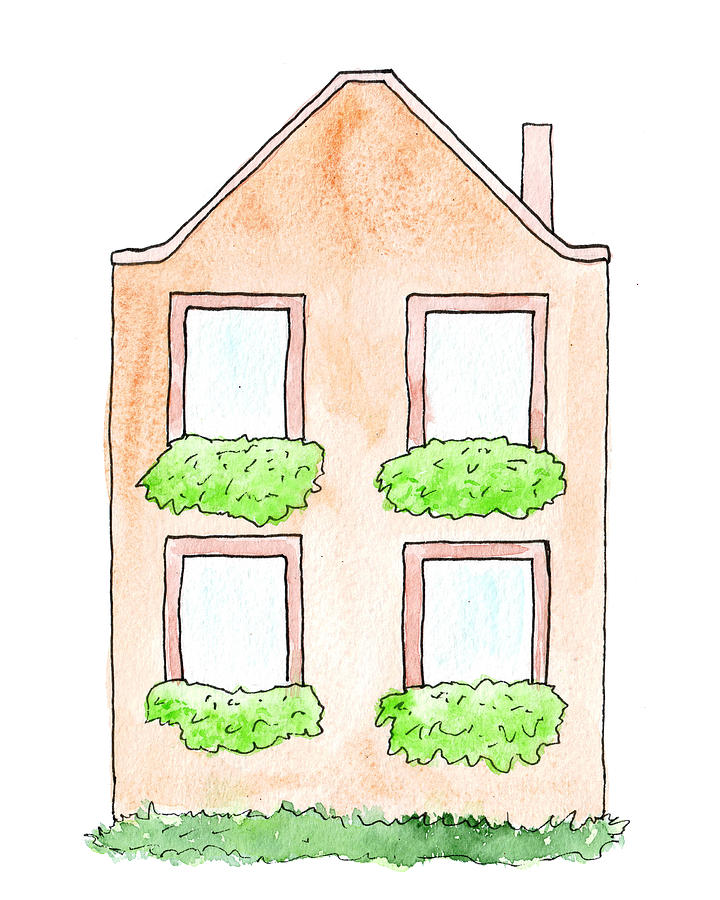 25 Easy House Drawing Ideas - How to Draw a House-saigonsouth.com.vn