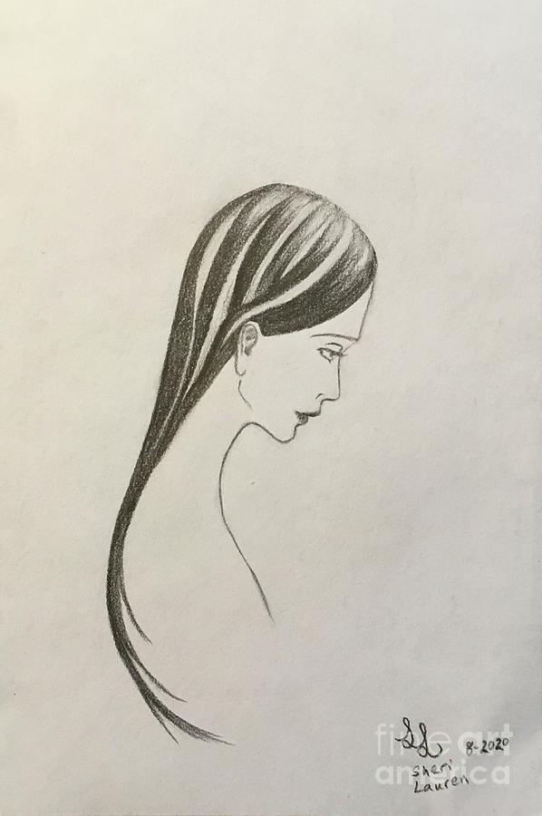 Simplicity Drawing by Sheri Lauren