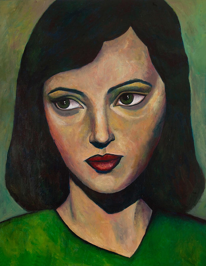 Portrait Painting - SimplyBeauty by Lucienne Van Leijen