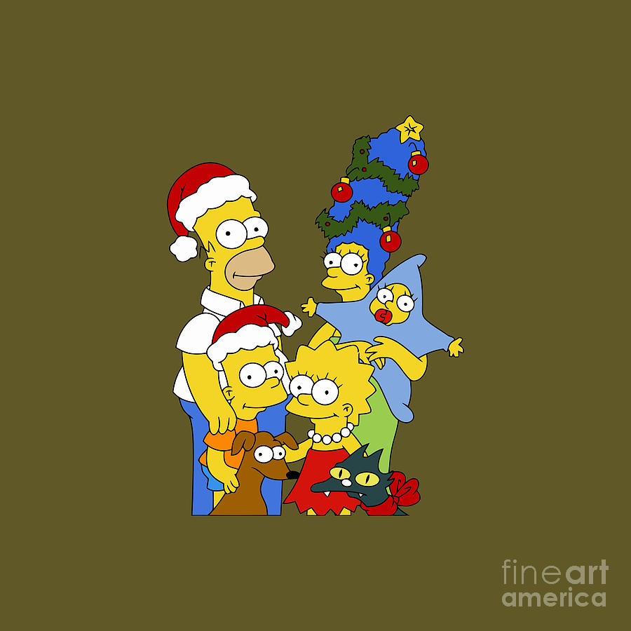 Simpsons Drawing by Rachel Novitasari - Fine Art America