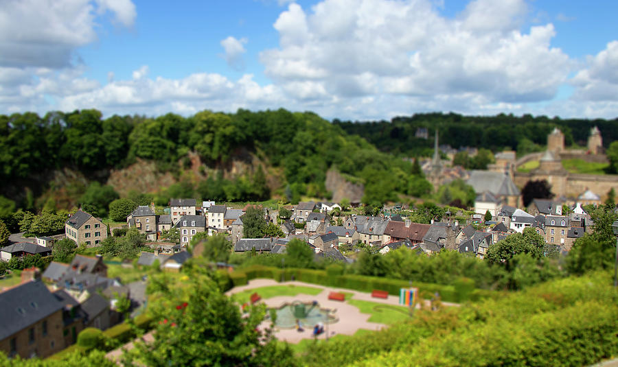 Simulated Tilt-Shift, Fougeres, France Photograph by Avenue Des Images Simulated Tilt-Shift, Fougeres, France Photograph by Avenue Des Images