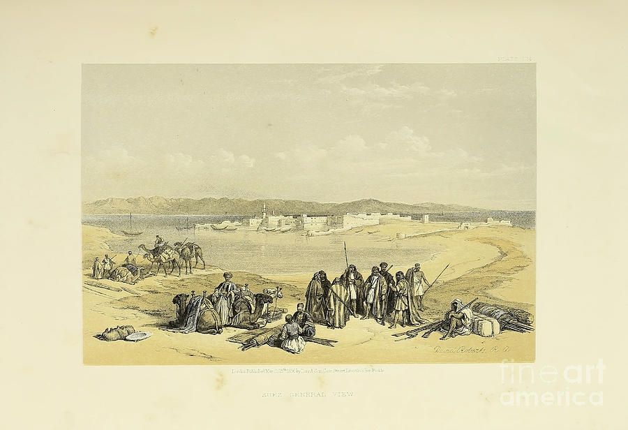 Sinai by David Roberts 1838 t1 Photograph by Historic illustrations