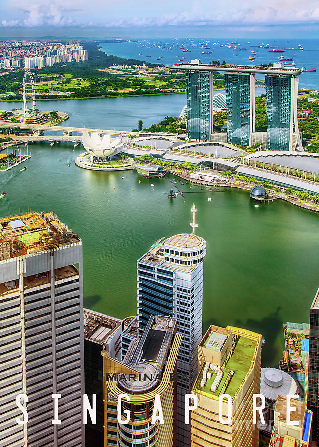 Singapore 201. Marina Bay Photograph by John Seaton Callahan