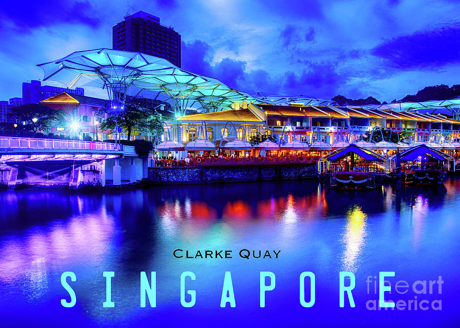 Singapore 204, Clarke Quay Photograph by John Seaton Callahan