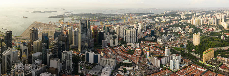 Singapore aerial Photograph by Sonny Ryse