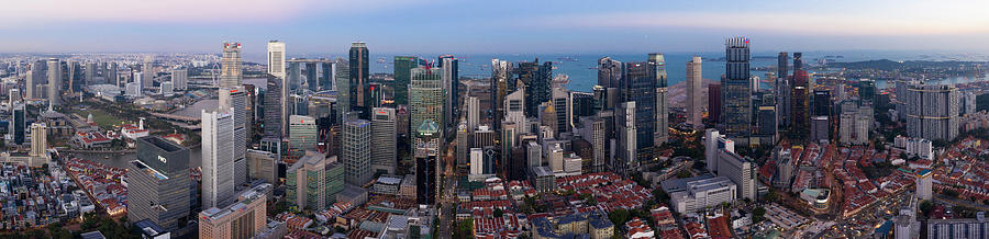 Singapore CBD and Chinatown cityscape Photograph by Sonny Ryse