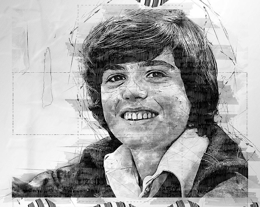 Singer Band Celebrity Donny Osmond Digital Art by Hervey Dopson