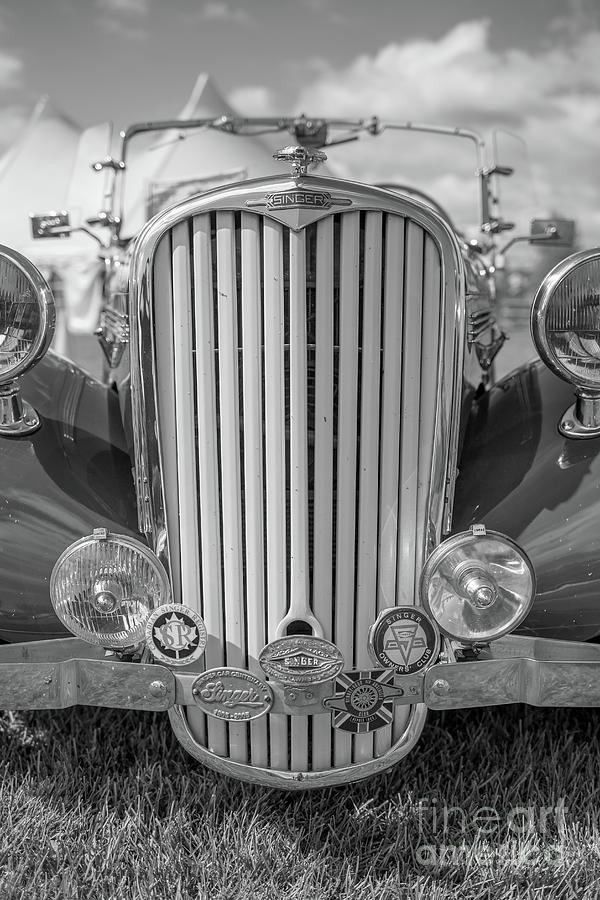 Singer Classic Automobile Photograph by Edward Fielding