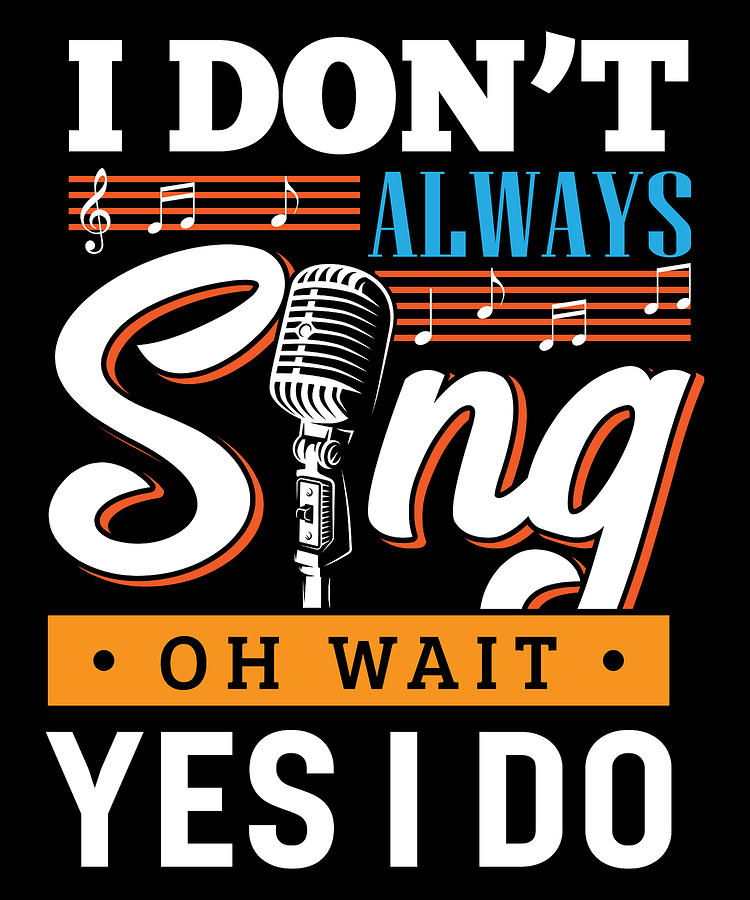 Singing Karaoke Funny Digital Art by Michael S - Pixels