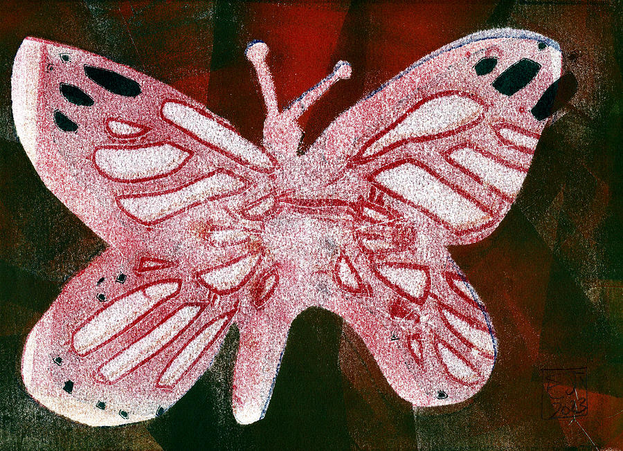 Single Butterfly Wings 10 Relief by Edgeworth Johnstone