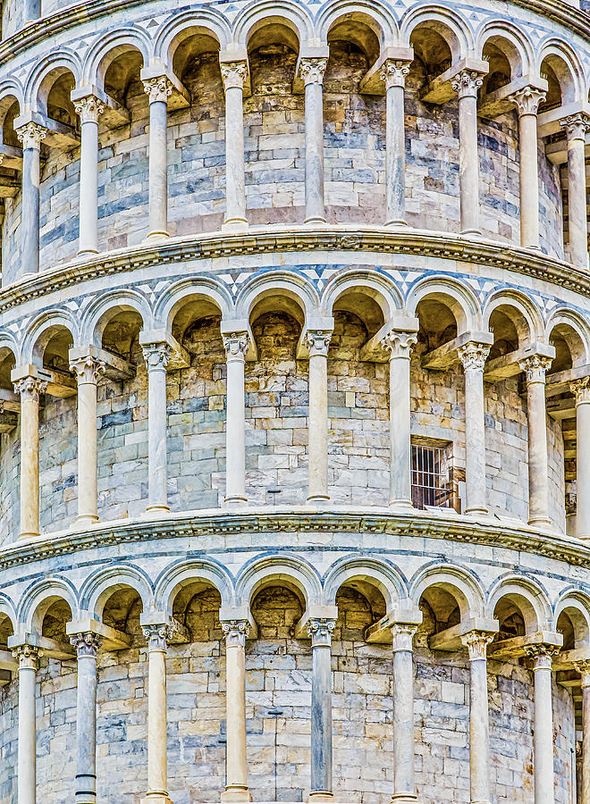Single Door in Pisa Tower Photograph by Darryl Brooks