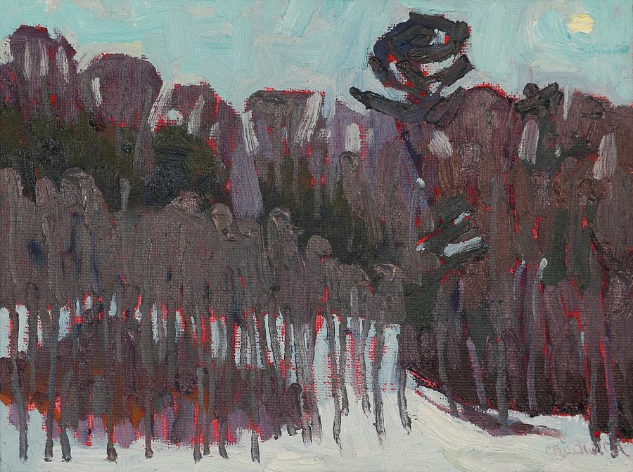 Singleton Forest Cold Front Painting by Phil Chadwick