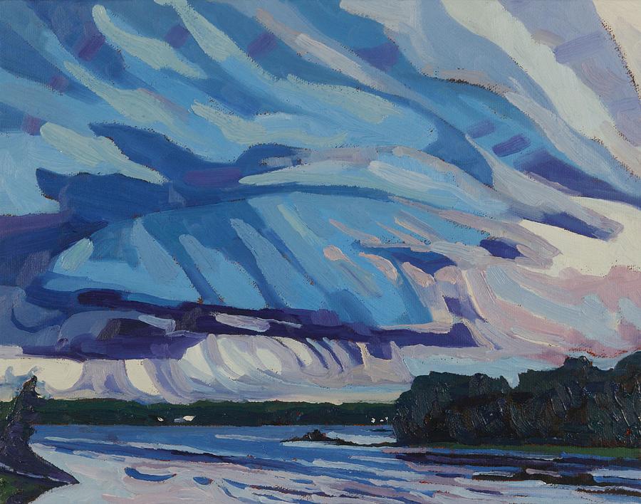 Summer Painting - Singleton Isolated Shower by Phil Chadwick