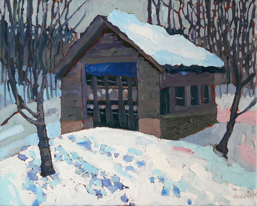 Singleton Pioneer Shed Painting by Phil Chadwick