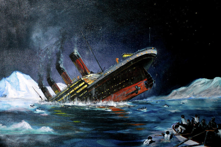 Sinking TITANIC Ship by Ralston Gordon