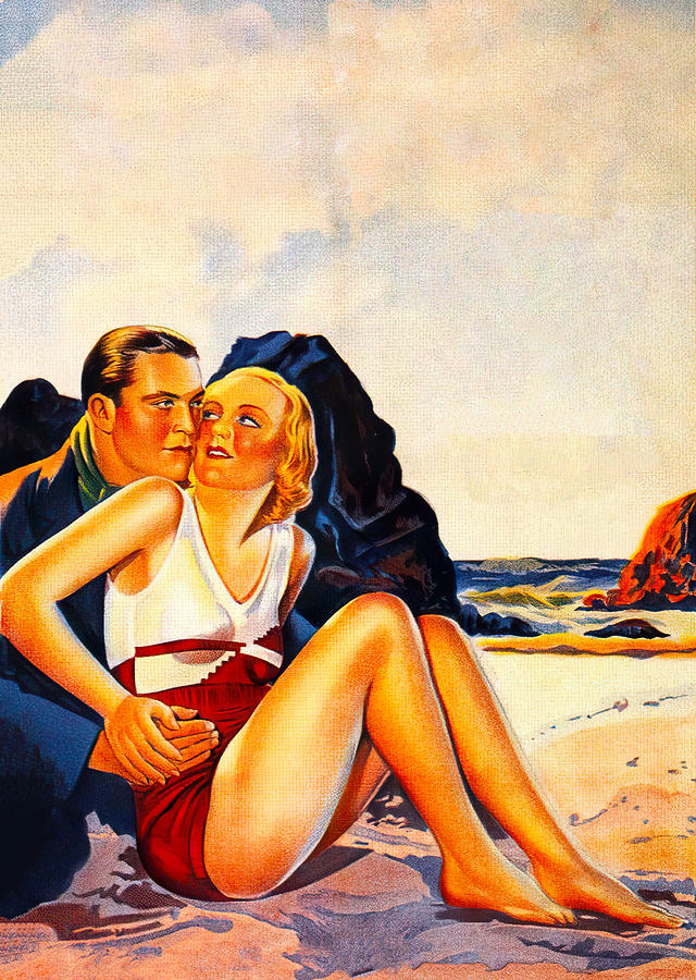 Sinners in the Sun, 1932, movie poster painting Painting by Movie World Posters
