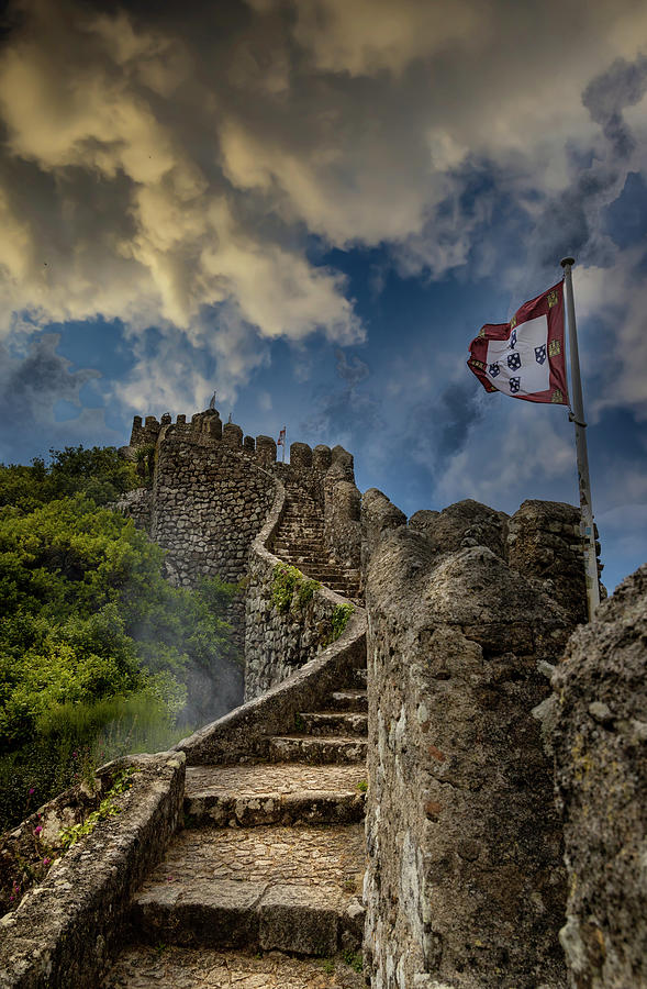 Sintra Moorish Castle Rampart Photograph by Micah Offman