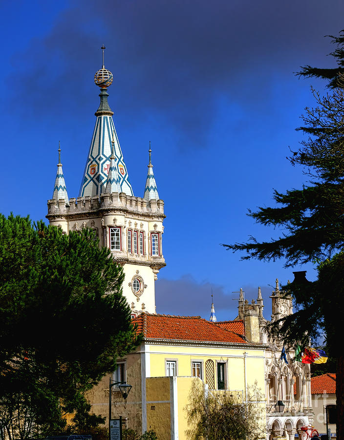 Sintra Town Hall Tower Photograph by Olivier Le Queinec