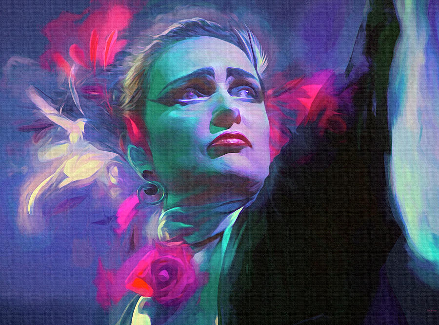 Siouxsie Sioux Mixed Media by Mal Bray