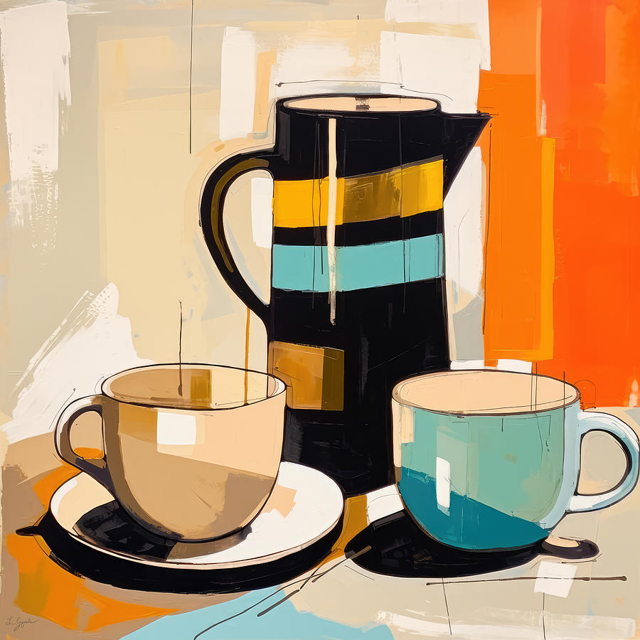Sip and See Painting by Lourry Legarde