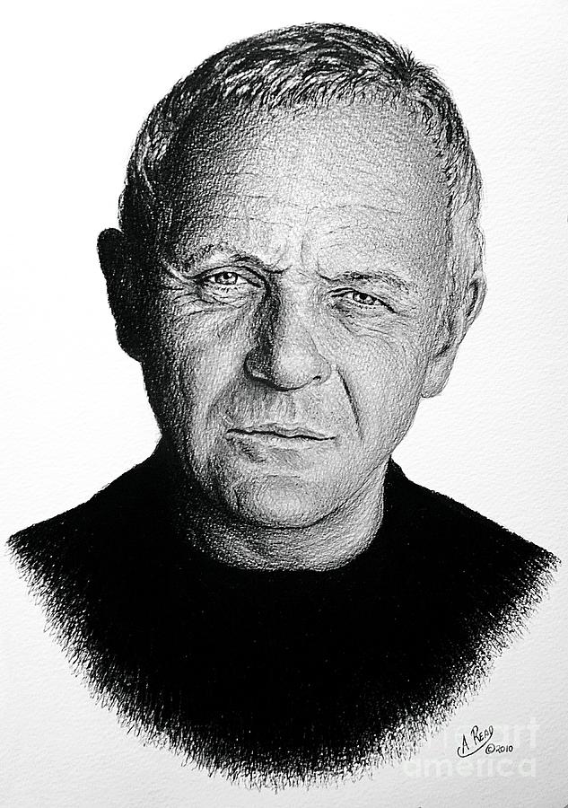 Anthony Hopkins Drawing - Sir Anthony Hopkins drawing by Andrew Read