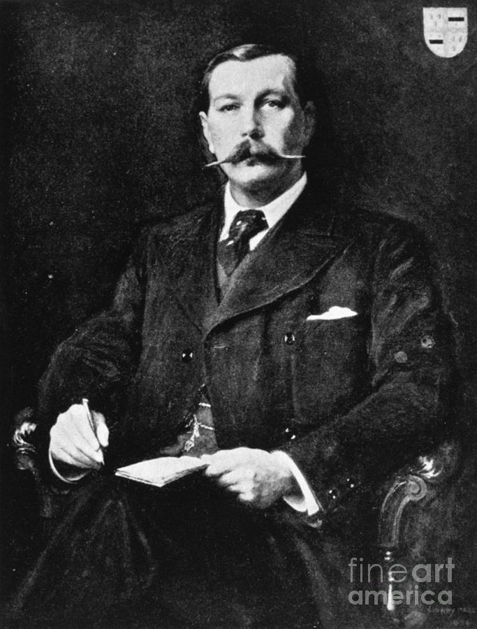 Sir Arthur Conan Doyle Painting by Sidney Paget