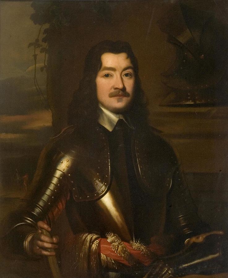Lewis Painting -  Sir Charles Lucas  1613-1648 , Leader of the Royalist Forces at the Siege of Colchester by John Lewis Reilly