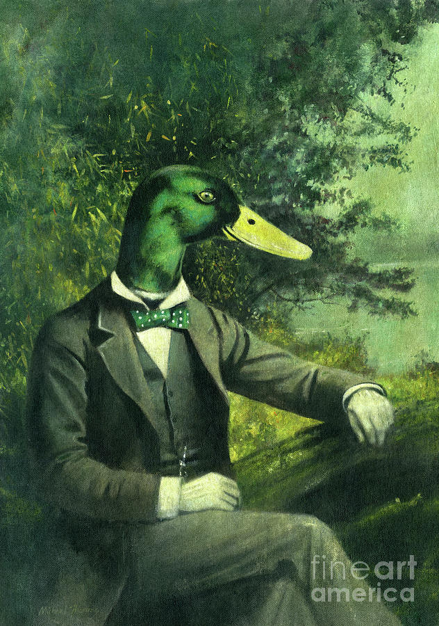 Sir Drake Mallard Painting